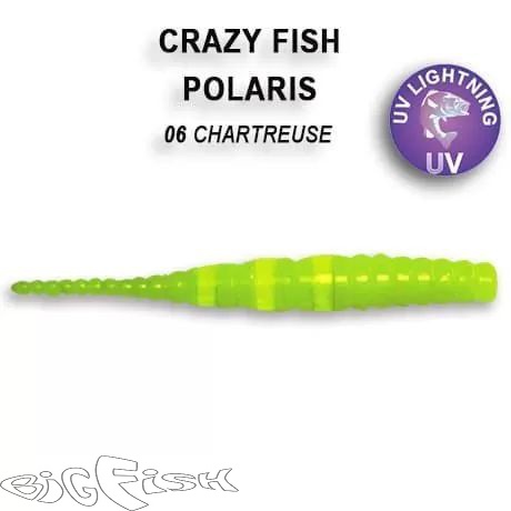 картинка Cиликон съедобный Crazy Fish Polaris 1.8" 5-45-6-6  8шт. от магазина BigFish