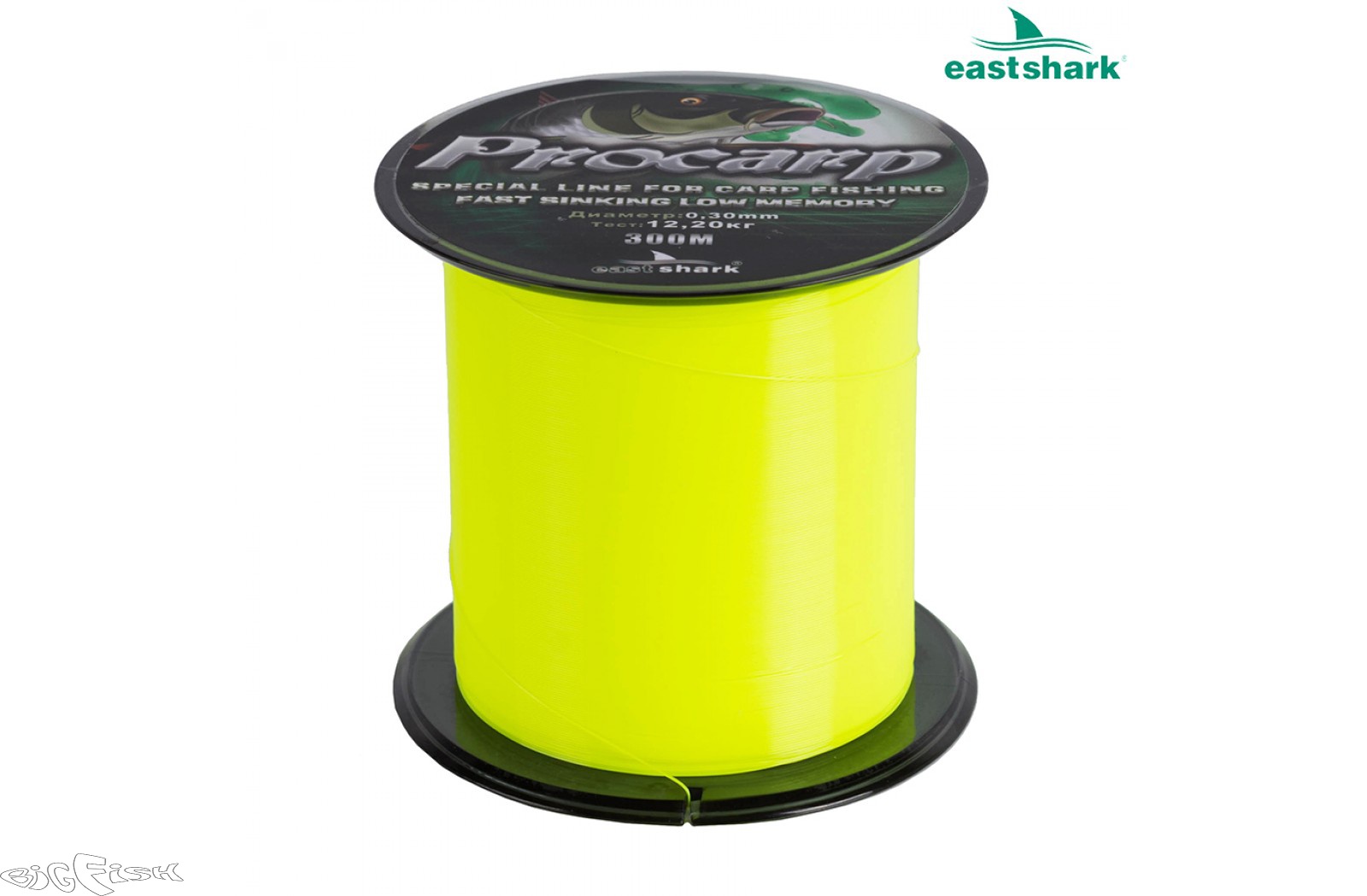 картинка Леска EastShark ProCarp желтая 300 м 0,40 от магазина BigFish