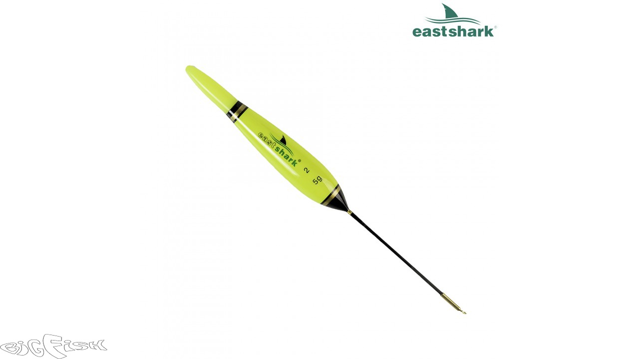 картинка EastShark Поплавок с батарейкой короткий желтый 5 гр. от магазина BigFish