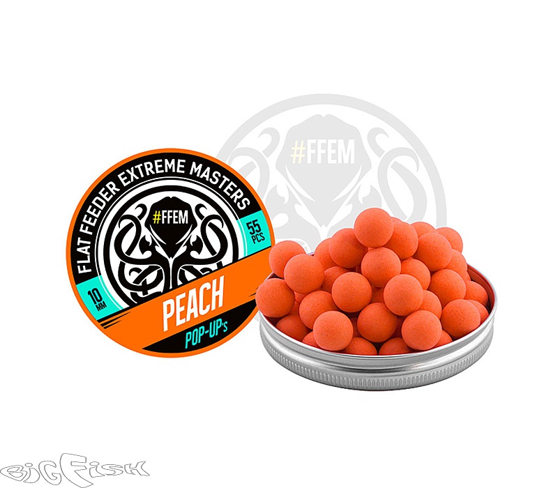 картинка Бойлы плавающие FFEM Pop-Up Crimean Peach 10mm от магазина BigFish