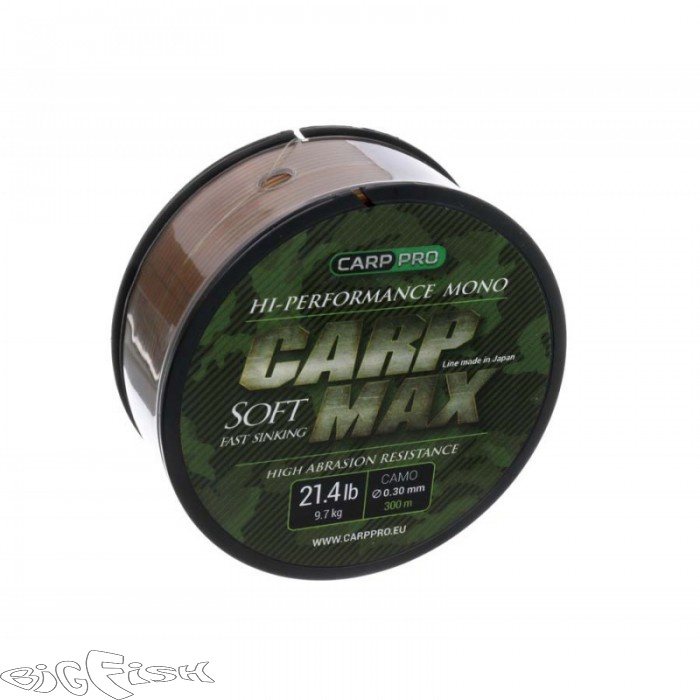 картинка Леска Carp Pro Carp Max Camo 300м 0.30 мм от магазина BigFish
