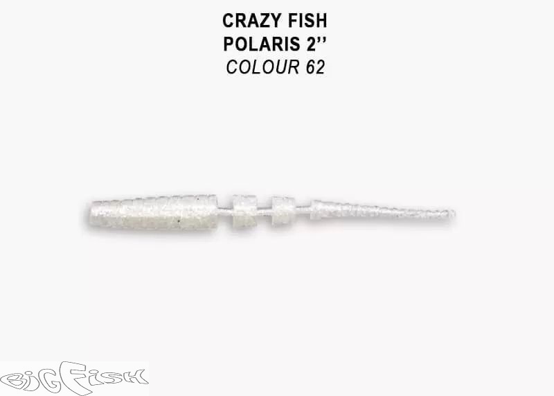 картинка Cиликон съедобный Crazy Fish Polaris 2.2" 17-54-62-6  8шт. от магазина BigFish