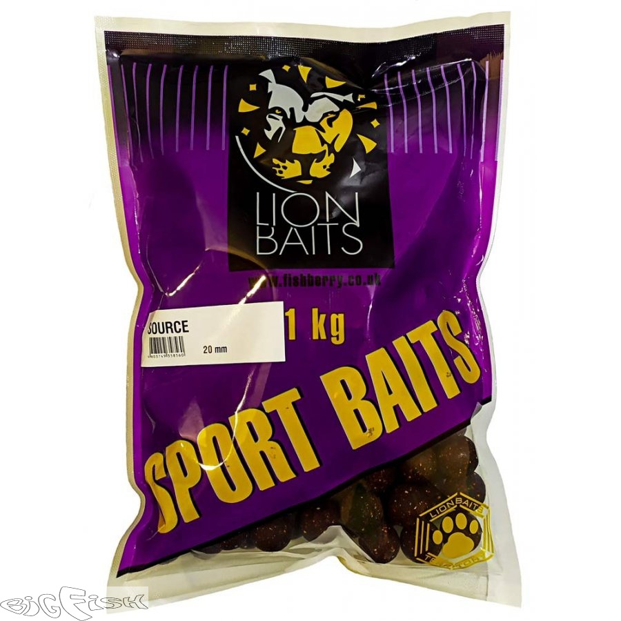 картинка Бойлы варёные LION BAITS серии SPORT BAITS Source 20мм 1кг от магазина BigFish