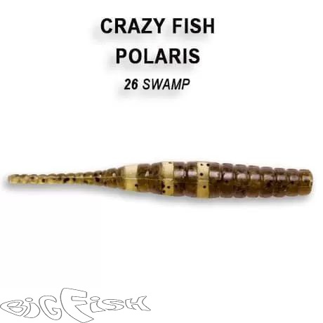 картинка Cиликон съедобный Crazy Fish Polaris 2.2" 17-54-26-6  8шт. от магазина BigFish