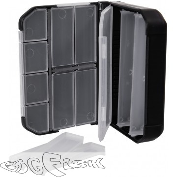картинка Коробка универсальная 12.2x9.7x4cm черная (HS-K-B-12.2x9.7x4) Helios от магазина BigFish