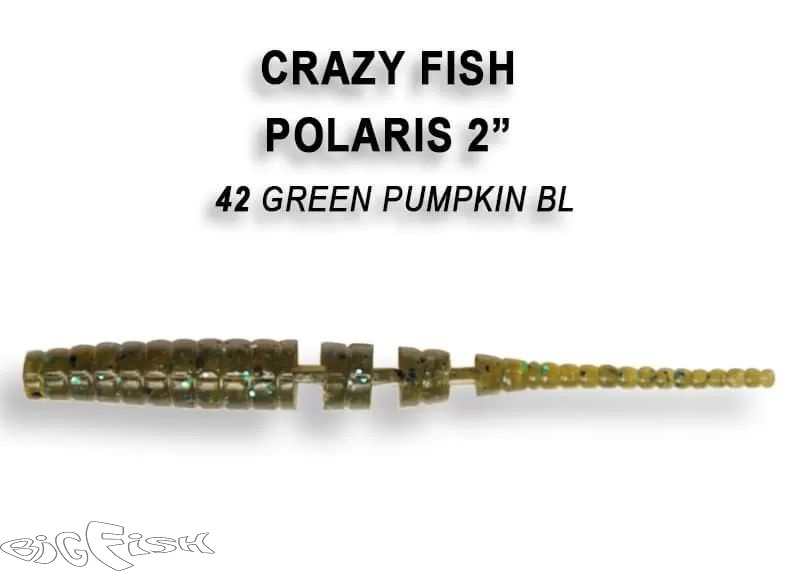 картинка Cиликон съедобный Crazy Fish Polaris 2.2" 17-54-42-6  8шт. от магазина BigFish