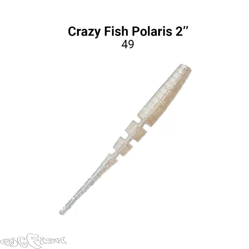 картинка Cиликон съедобный Crazy Fish Polaris 2.2" 17-54-49-4  8шт. от магазина BigFish