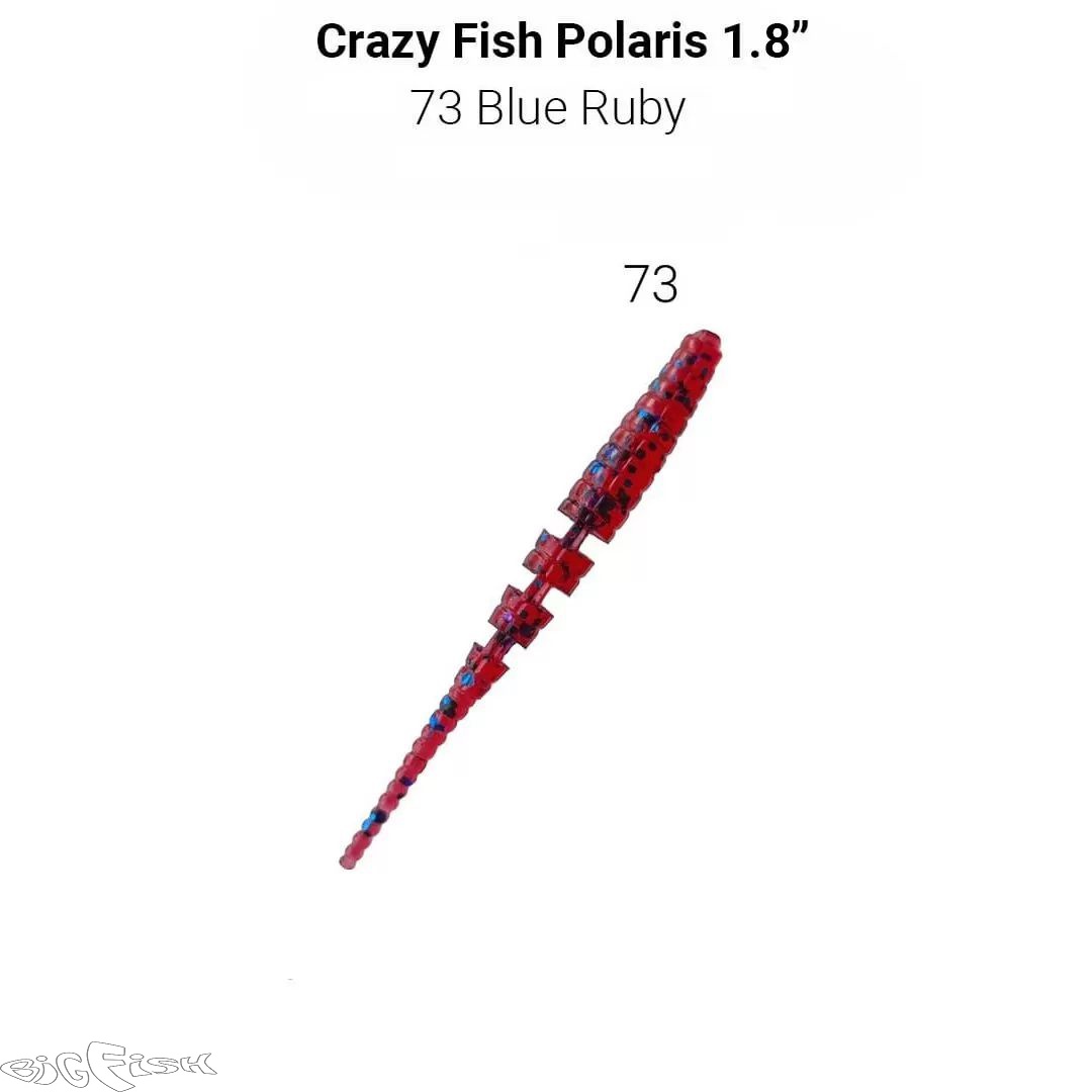 картинка Cиликон съедобный Crazy Fish Polaris 2.2" 17-54-73-6  8шт. от магазина BigFish