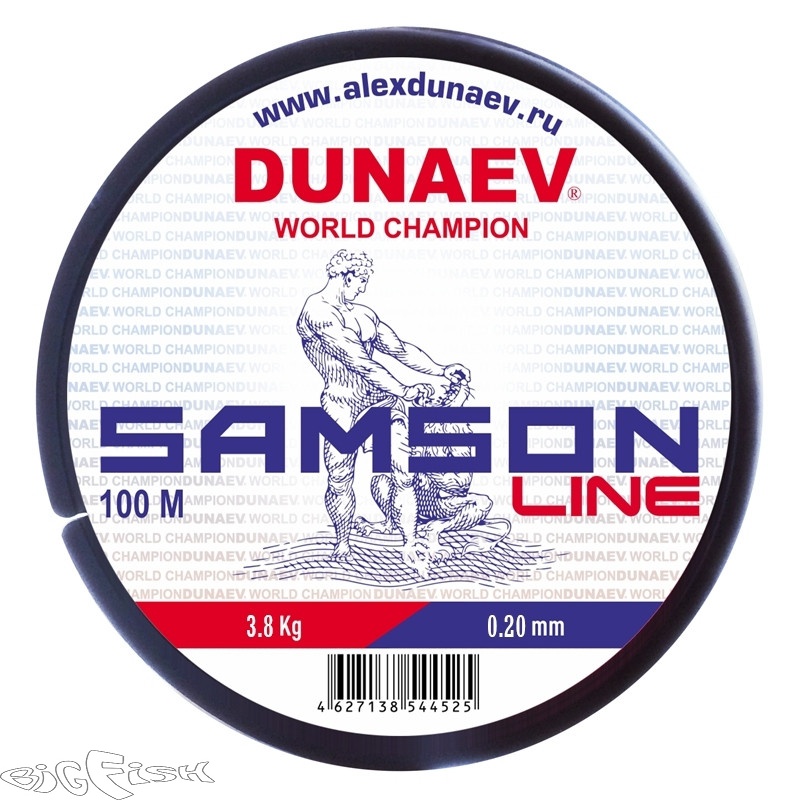 картинка Леска Дунаев Самсон диаметр 0.20 мм. от магазина BigFish