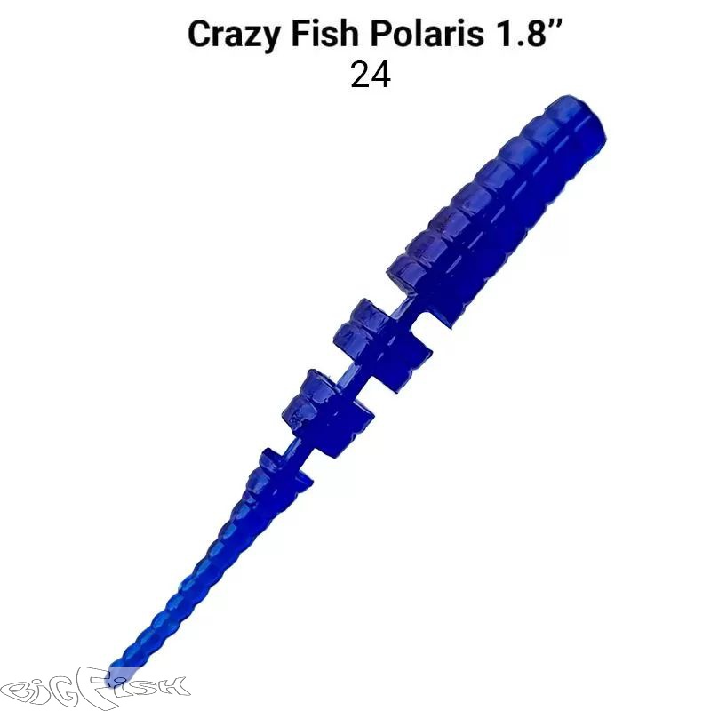 картинка Cиликон съедобный Crazy Fish Polaris 2.2" 17-54-24-6  8шт. от магазина BigFish