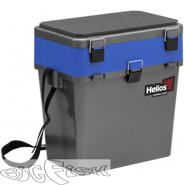 картинка Ящик рыболовный зимний серый/синий (HS-IB-19-GB) Helios от магазина BigFish
