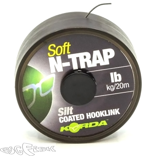картинка KORDA Поводковый материал N-Trap Soft Gravel 20lb 20м от магазина BigFish