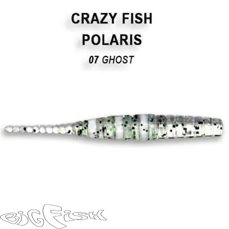 картинка Cиликон съедобный Crazy Fish Polaris 1.8" 5-45-7-3  8шт. от магазина BigFish